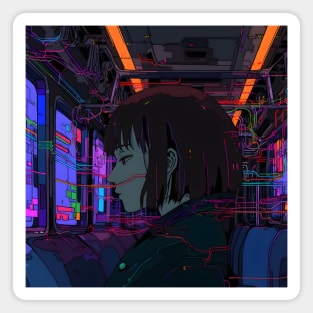 Enter the Digital Realm: Cyberpunk Aesthetics, Mind-Bending Anime, and Futuristic Manga Art Magnet